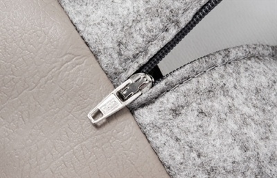 Bia Bia bed kunstleer hoes hondenmand taupe