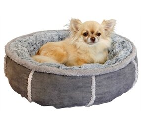 Rosewood Hondenmand pluche donut grijs Rosewood Hondenmand pluche donut grijs