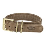 Trixie Trixie halsband hond pure leer bruin Trixie Trixie halsband hond pure leer bruin