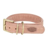 Trixie Trixie halsband hond pure leer roze