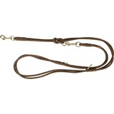 Trixie Trixie hondenriem pure verstelbaar rond gestikt leer bruin Trixie Trixie hondenriem pure verstelbaar rond gestikt leer bruin