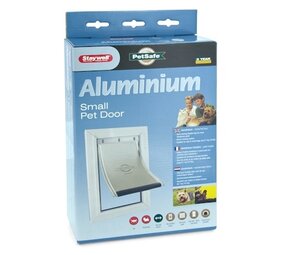 Petsafe Petsafe hondenluik tot 7 kg aluminium wit Petsafe Petsafe hondenluik tot 7 kg aluminium wit