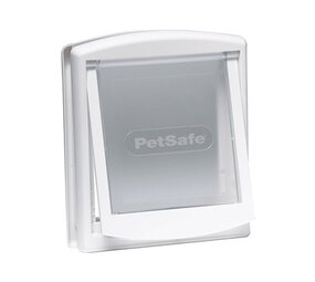 Petsafe Petsafe hondenluik medium wit / transparant Petsafe Petsafe hondenluik medium wit / transparant