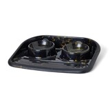 Savic Savic butler voerbak en drinkbak met plateau marble zwart / goud Savic Savic butler voerbak en drinkbak met plateau marble zwart / goud