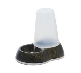 Savic Savic voerdispencer loop marble zwart / goud Savic Savic voerdispencer loop marble zwart / goud