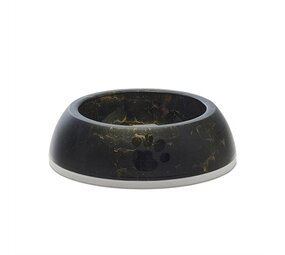 Savic Savic voerbak delice 2 marble zwart / goud Savic Savic voerbak delice 2 marble zwart / goud