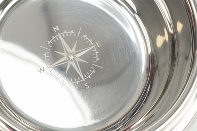 Trixie Trixie be nordic set voerbak / waterbak hout / rvs wit