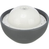 Trixie Trixie vital dome drinkfontein keramiek grijs / wit Trixie Trixie vital dome drinkfontein keramiek grijs / wit