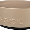 Trixie Trixie be nordic voerbak hond keramiek/ rubber taupe Trixie Trixie be nordic voerbak hond keramiek/ rubber taupe
