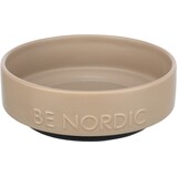 Trixie Trixie be nordic voerbak hond keramiek / rubber taupe Trixie Trixie be nordic voerbak hond keramiek / rubber taupe
