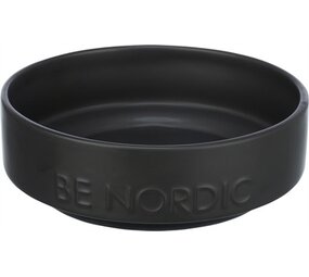 Trixie Trixie be nordic voerbak hond keramiek / rubber zwart Trixie Trixie be nordic voerbak hond keramiek / rubber zwart
