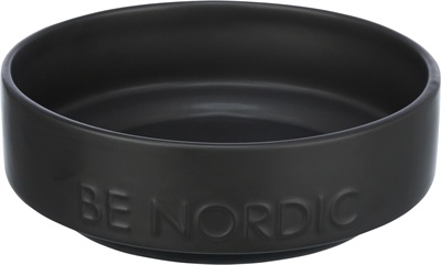 Trixie Trixie be nordic voerbak hond keramiek / rubber zwart Trixie Trixie be nordic voerbak hond keramiek / rubber zwart