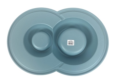 Happy pet Happy pet mad about pets voerbak / drinkbak volcano dubbel lichtblauw Happy pet Happy pet mad about pets voerbak / drinkbak volcano dubbel lichtblauw