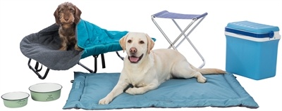 Trixie Trixie voerbak drinkbak emaille / rvs groen Trixie Trixie voerbak drinkbak emaille / rvs groen