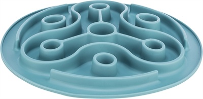 Trixie Trixie voermat slowfeeding tpe blauw Trixie Trixie voermat slowfeeding tpe blauw