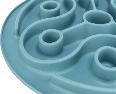 Trixie Trixie voermat slowfeeding tpe blauw Trixie Trixie voermat slowfeeding tpe blauw