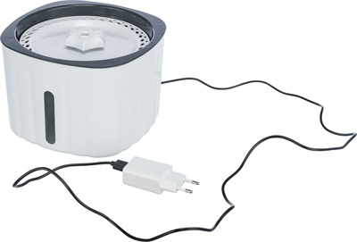 Trixie Trixie drinkfontein flower kunststof wit / grijs Trixie Trixie drinkfontein flower kunststof wit / grijs