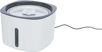 Trixie Trixie drinkfontein flower kunststof wit / grijs Trixie Trixie drinkfontein flower kunststof wit / grijs