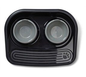 Savic Savic butler voerstation happy planet zwart Savic Savic butler voerstation happy planet zwart
