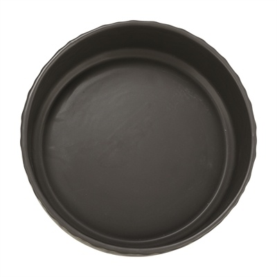 Trixie Trixie voerbak / drinkbak wave keramiek grijs Trixie Trixie voerbak / drinkbak wave keramiek grijs