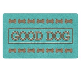 Tarhong Tarhong placemat good dog turquoise Tarhong Tarhong placemat good dog turquoise
