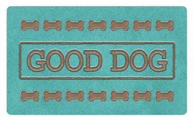 Tarhong Tarhong placemat good dog turquoise