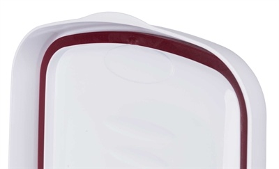 Trixie Trixie voerton luchtdicht afsluitbaar kunststof transparant wit / wit