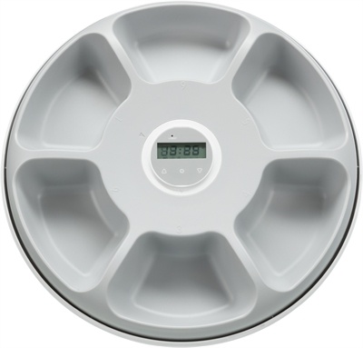 Trixie Trixie voerautomaat tx5+1 6 maaltijden 180 ml wit Trixie Trixie voerautomaat tx5+1 6 maaltijden 180 ml wit