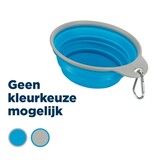 Trixie Trixie voerbak / drinkbak reis stevige rand siliconen assorti Trixie Trixie voerbak / drinkbak reis stevige rand siliconen assorti