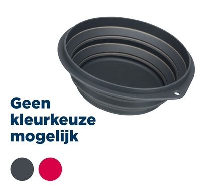 Trixie Trixie voerbak / drinkbak reis siliconen assorti