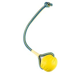 Starmark Starmark swing 'n fling durafoam fetch bal aan koord Starmark Starmark swing 'n fling durafoam fetch bal aan koord