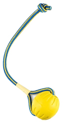 Starmark Starmark swing 'n fling durafoam fetch bal aan koord Starmark Starmark swing 'n fling durafoam fetch bal aan koord