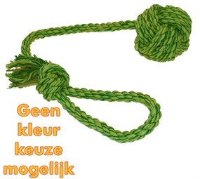 Happy pet Happy pet nuts for werpflostouw met touwbal Happy pet Happy pet nuts for werpflostouw met touwbal