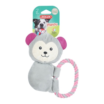 Zolux Zolux maxou puppy touw grijs Zolux Zolux maxou puppy touw grijs