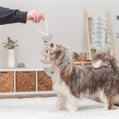 Trixie Trixie visgraat leer met touw Trixie Trixie visgraat leer met touw