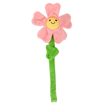 Fofos Fofos krinkel bloem roze met touwsteel Fofos Fofos krinkel bloem roze met touwsteel