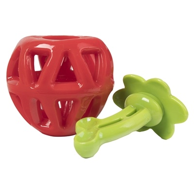 Fofos Fofos fruity-bites treat dispenser aardbei Fofos Fofos fruity-bites treat dispenser aardbei