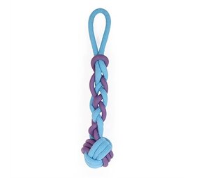 Battersea Battersea touw / rubber tug blauw Battersea Battersea touw / rubber tug blauw