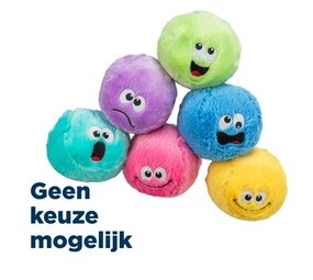 Trixie Trixie bal pluche gerecycled assorti Trixie Trixie bal pluche gerecycled assorti