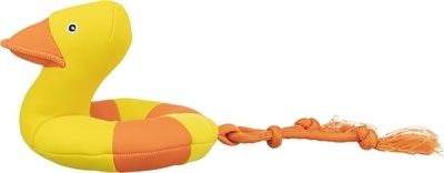 Trixie Trixie hondenspeelgoed aqua toy duck on rope Trixie Trixie hondenspeelgoed aqua toy duck on rope
