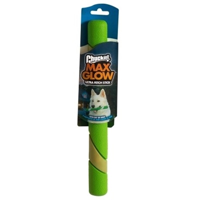 Chuckit Chuckit max glow ultra fetchstick groen Chuckit Chuckit max glow ultra fetchstick groen