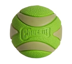Chuckit Chuckit max glow ultra squeekerbal groen Chuckit Chuckit max glow ultra squeekerbal groen