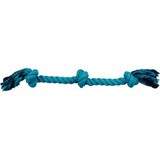 Trixie Trixie flostouw 3 knoop blauw Trixie Trixie flostouw 3 knoop blauw
