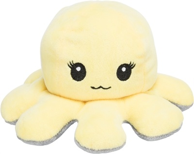 Trixie Trixie octopus omkeerbaar pluche grijs / geel Trixie Trixie octopus omkeerbaar pluche grijs / geel