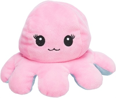 Trixie Trixie octopus omkeerbaar pluche grijs / geel Trixie Trixie octopus omkeerbaar pluche grijs / geel