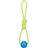 Trixie Trixie aquatoy touw trekspeeltje drijvend polyester geel / groen Trixie Trixie aquatoy touw trekspeeltje drijvend polyester geel / groen