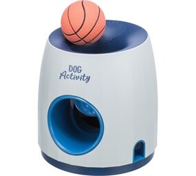 Trixie Trixie dog activity strategiespel ball&treat wit / blauw Trixie Trixie dog activity strategiespel ball&treat wit / blauw