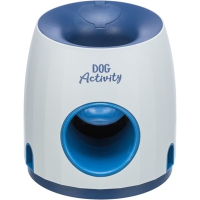 Trixie Trixie dog activity strategiespel ball&treat wit / blauw Trixie Trixie dog activity strategiespel ball&treat wit / blauw