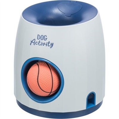 Trixie Trixie dog activity strategiespel ball&treat wit / blauw Trixie Trixie dog activity strategiespel ball&treat wit / blauw