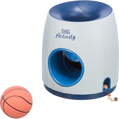 Trixie Trixie dog activity strategiespel ball&treat wit / blauw Trixie Trixie dog activity strategiespel ball&treat wit / blauw